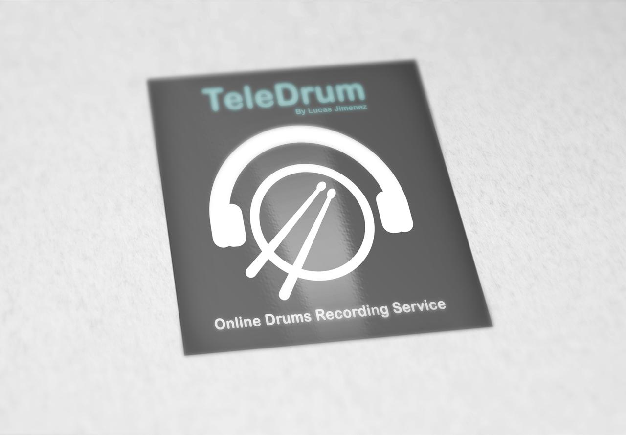 Logo of Teledrum Designed by Rafa Peletey in Ibiza